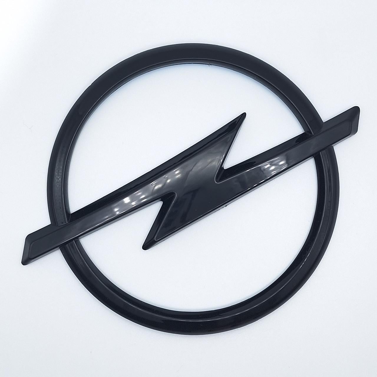 Эмблема Opel 14,5х11,4 см Черный глянцевый (2343296918)