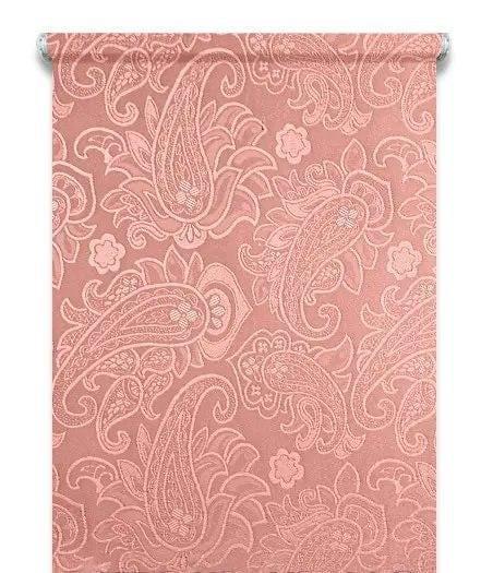 Ролету на вікно Арабеска 1842 тканинна 170х160 см Рожевий (21104865)