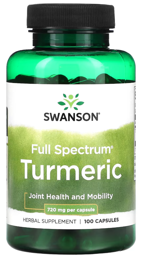 Комплекс Куркумин полного спектра Swanson Turmeric Full Spectrum 720 мг 100 капсул