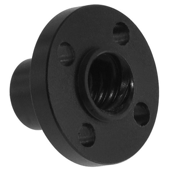 Гайка T8 для ходового винта 1-западная Krok 2 мм POM пластик круглая