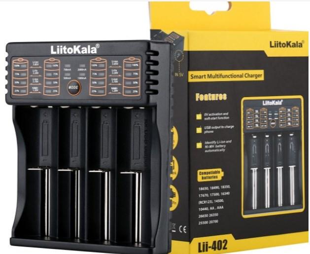 Зарядные устройства для пальчиковых аккумуляторов АА LiitoKala Lii-PD4 Зарядные устройства для пальчиковых аккумуляторов АА LiitoKala Lii-PD4