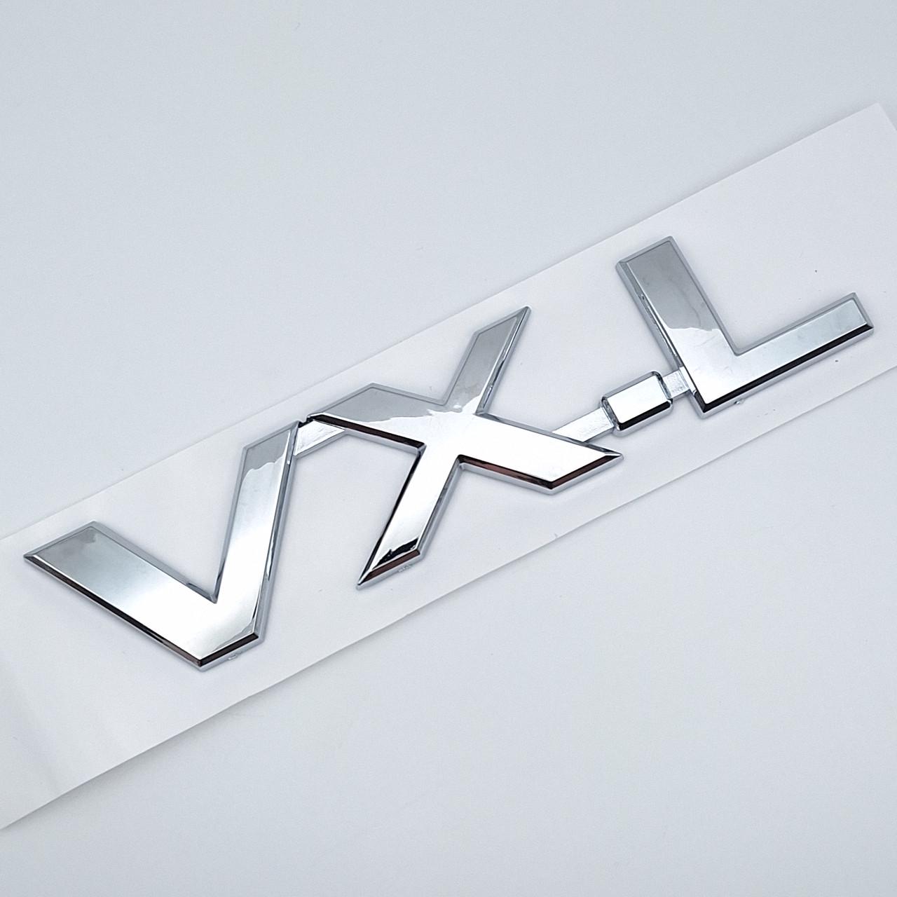 Эмблема надпись VX-L Toyota Land Cruiser ABS 12,5х2,7 см Хром глянцевый (2457852037)