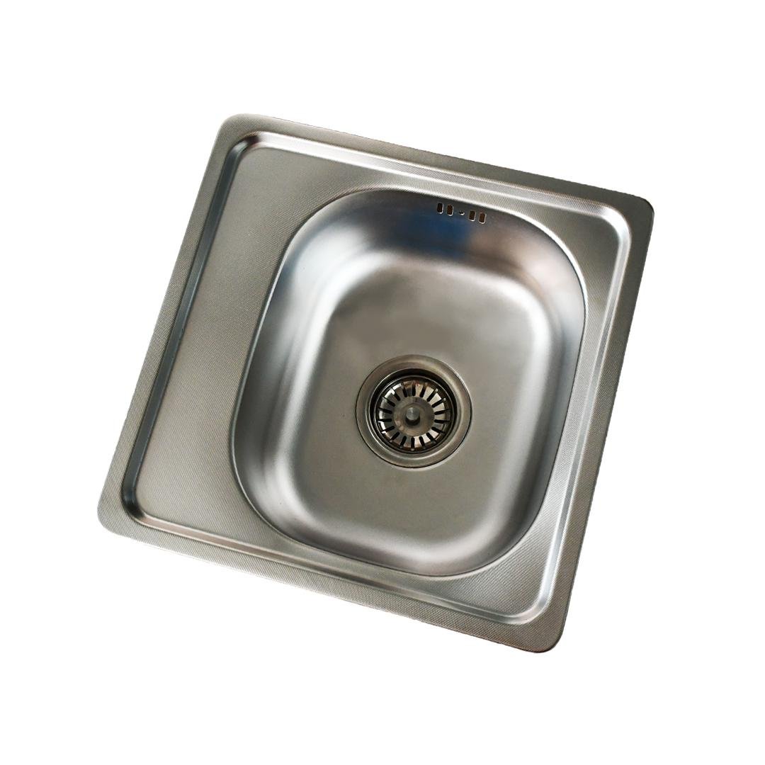 Мойка кухонная Lemax нержавеющая сталь декор сифон (LE-5013 DE) Мойка кухонная Lemax нержавеющая сталь декор сифон (LE-5013 DE)