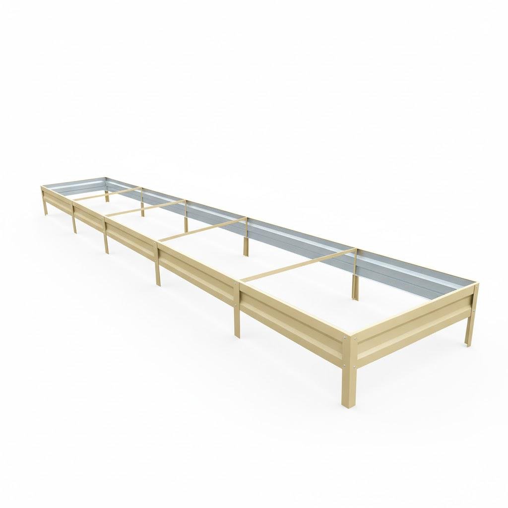 Грядка оцинкованная SIMBUD 0,45 мм 5х1х0,2 м RAL1015 глянець (30394140)