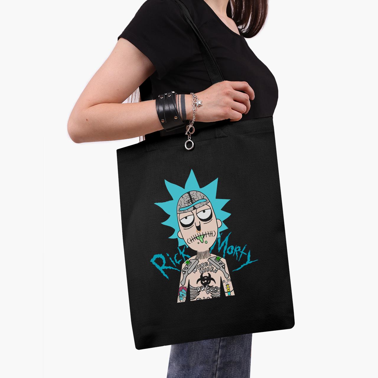 Эко сумка шоппер Morty Smith Rick and Morty 41x35 см Черный (9227-2930-BK)