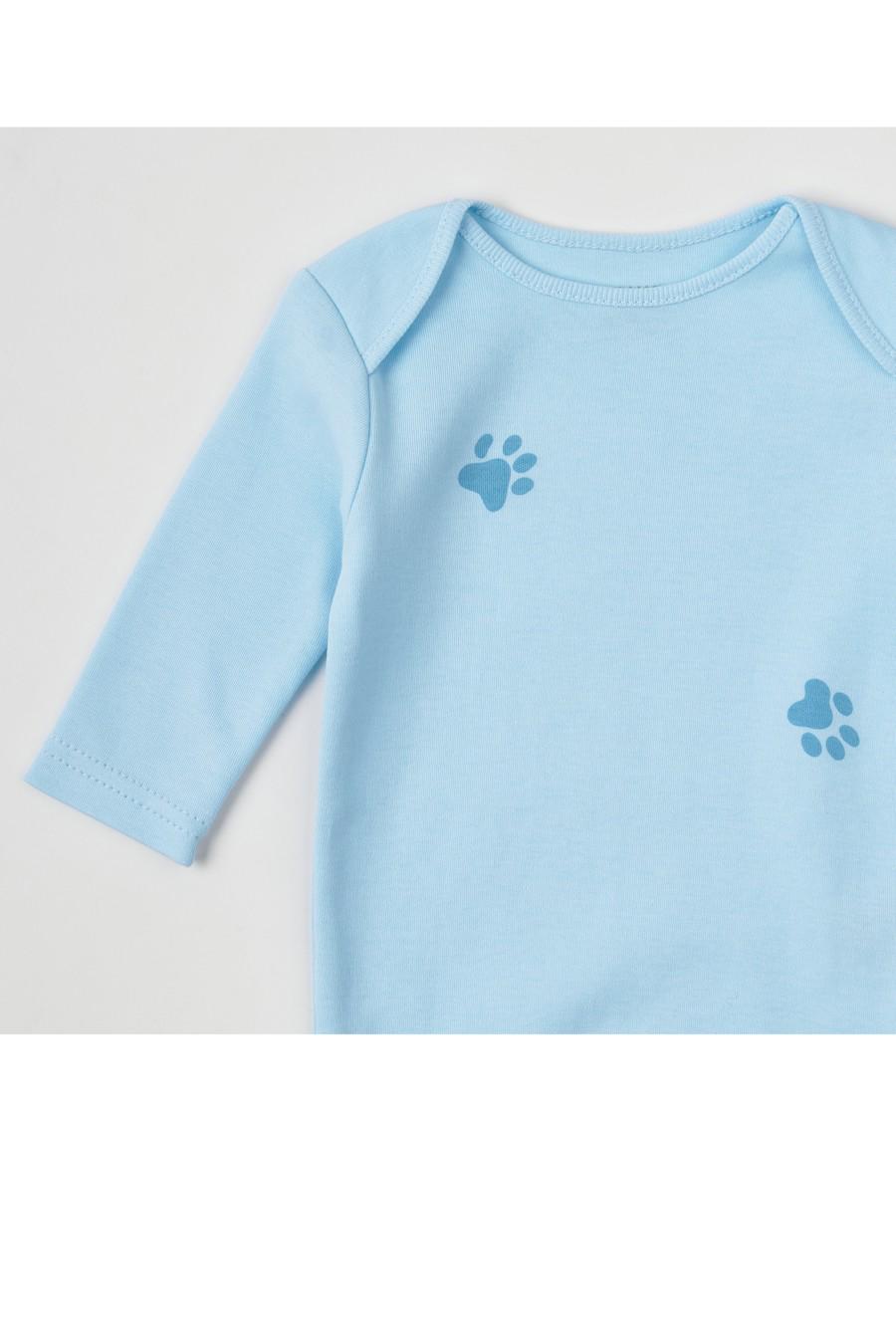 Боді KRAKO 86-92 см тигрик Блакитний (77309) - фото 4