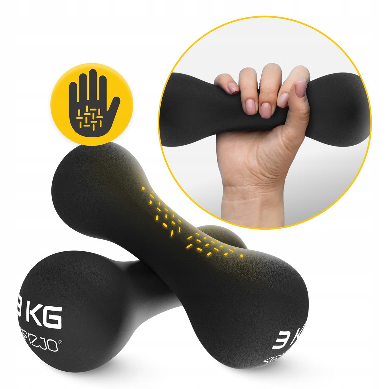 Гантели виниловые 4FIZJO 8-shape 2x3 кг (P-5907739312037) - фото 5 Гантели виниловые 4FIZJO 8-shape 2x3 кг (P-5907739312037) - фото 5