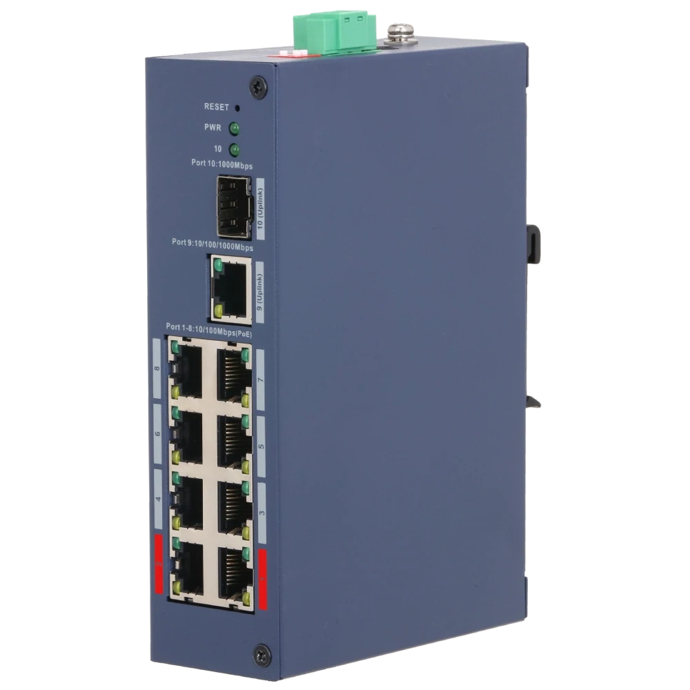 Комутатор 10 портів керований Dahua DH-CHS4110-8ET-110 PoE (3113917058)
