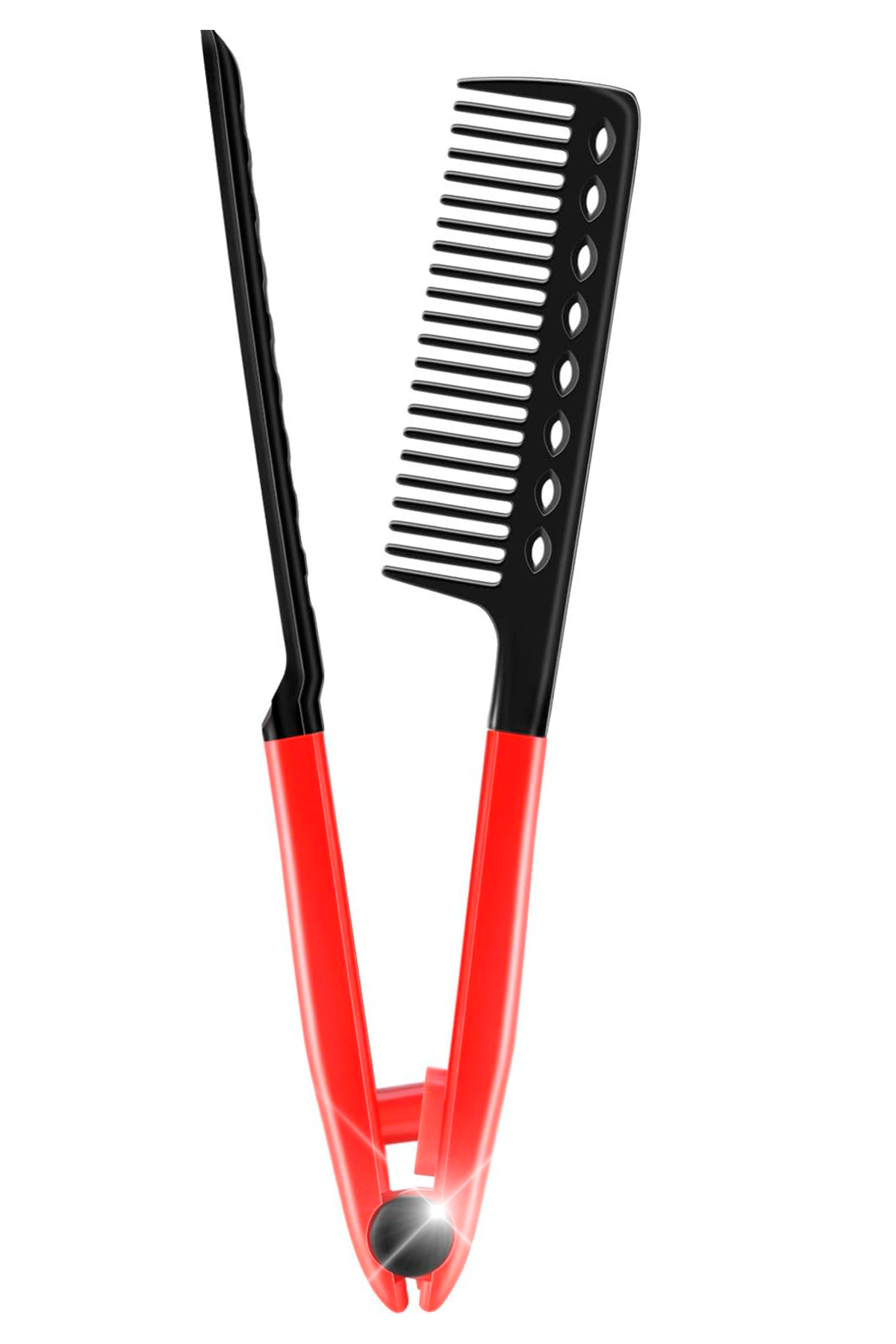 Гребінець для волосся BRS з ручкою випрямляч Red (419317998)