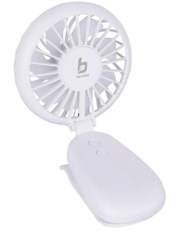 Вентилятор аккумуляторный Bo-Camp Mini Fan With Clamp White (8520960)