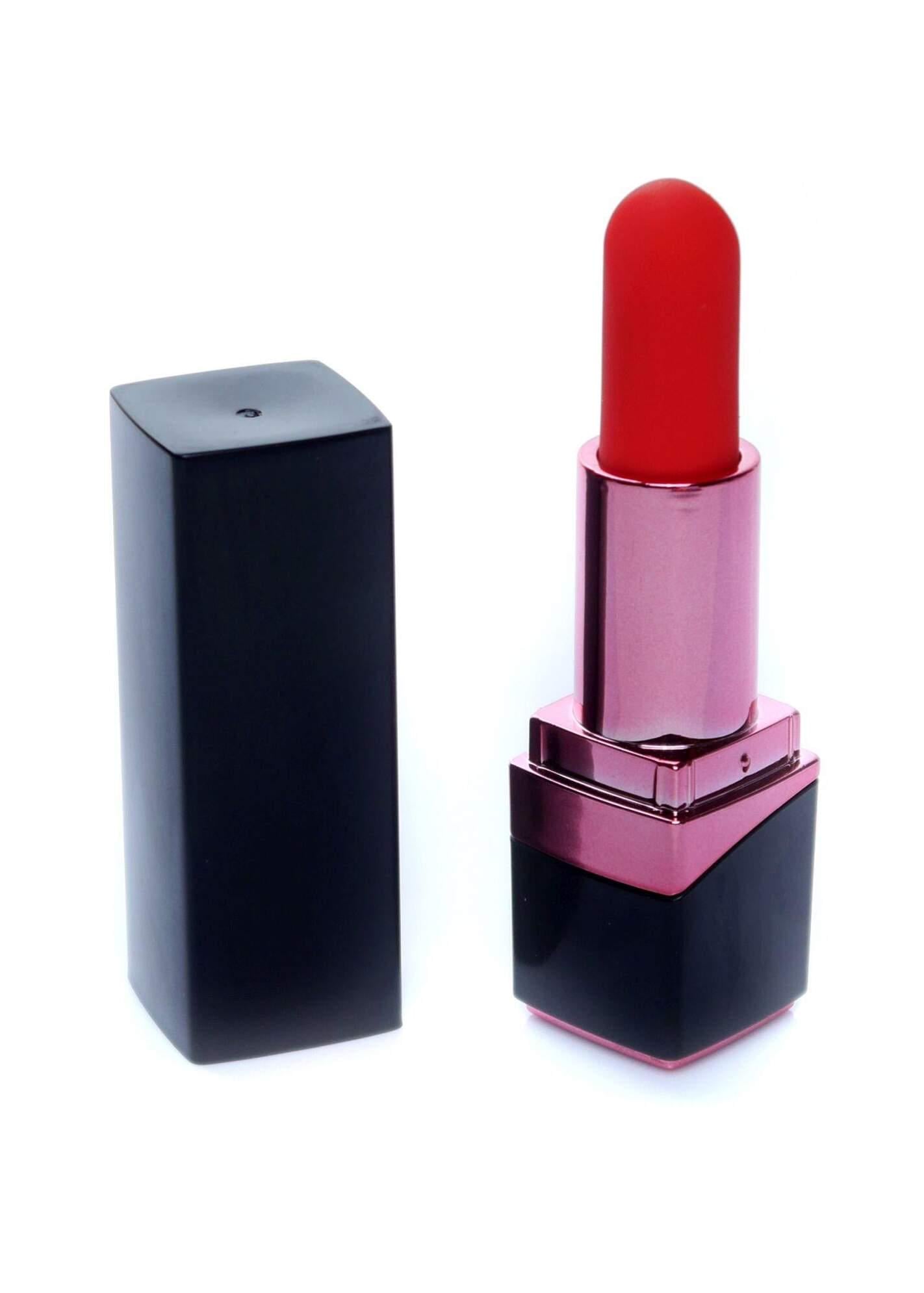 Вібратор-помада Rechargeable Lipstick Vibrator Black (38026192)