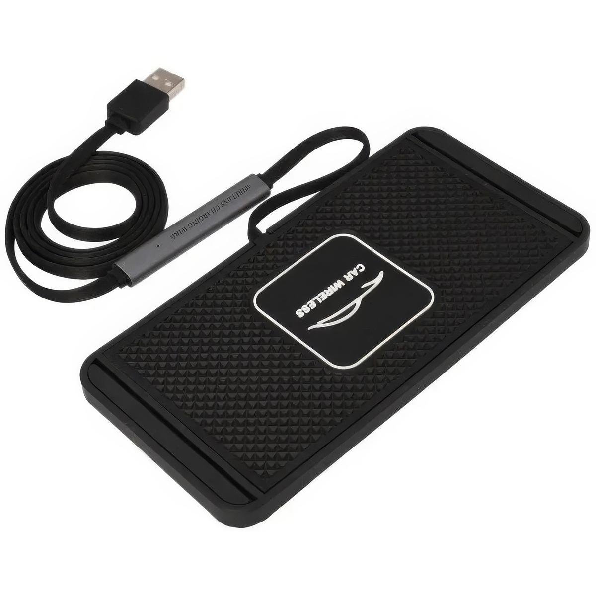 Коврик с беспроводной зарядкой Fast Wireless Charger Pad 15W Black (1010645)