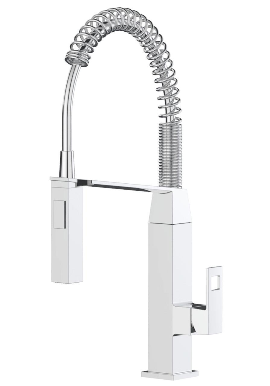 Смеситель для кухни Grohe Eurocube с гибким изливом (31395000) - фото 9 Смеситель для кухни Grohe Eurocube с гибким изливом (31395000) - фото 9
