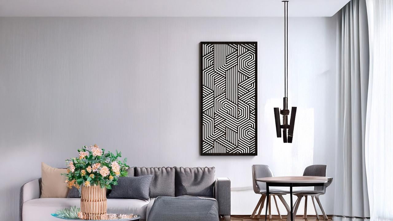 Декоративное панно Геометрия (27581339)