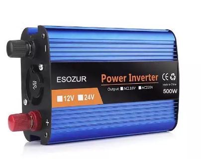 Автомобильный инвертор напряжения ESOZUR 12V-220V 350/500W модифицированная синусоида - фото 2