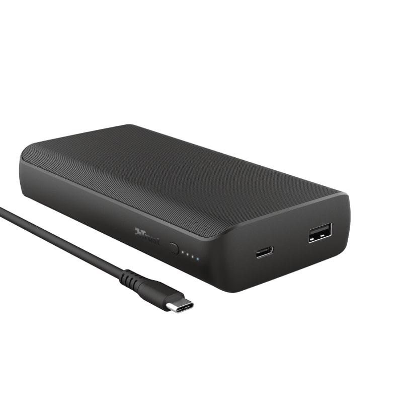 Портативний зарядний пристрій Trust Laro 65 W USB-C 20000 mAh Black - фото 5