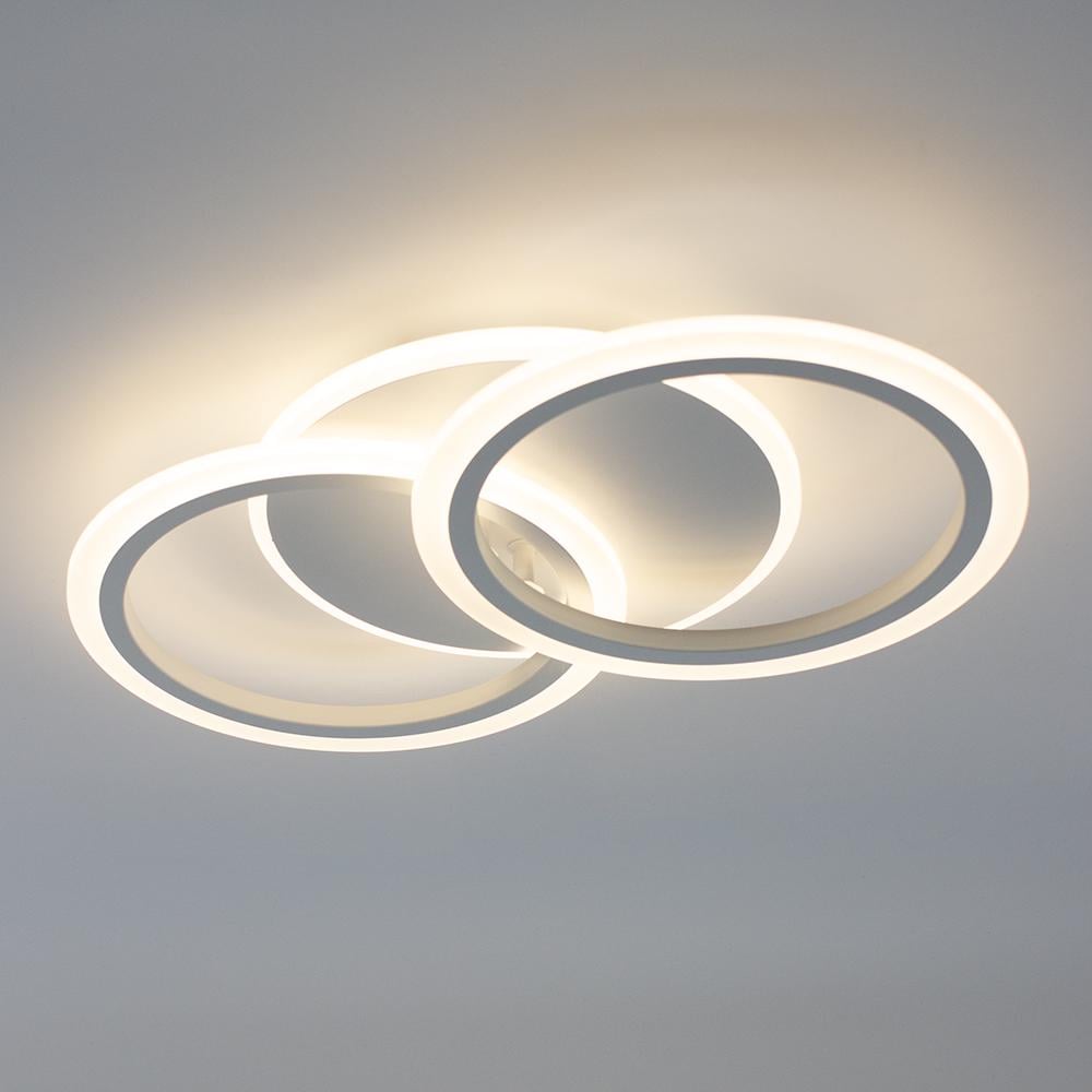 Люстра светодиодная MOKA 3R 60 Вт 440x250x70 мм Белый - фото 1 Люстра светодиодная MOKA 3R 60 Вт 440x250x70 мм Белый - фото 1