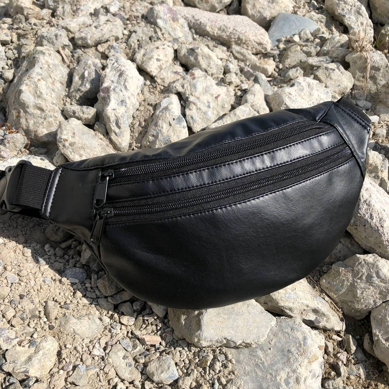 Сумка на пояс из эко-кожи Черный - фото 23 Сумка на пояс из эко-кожи Черный - фото 23