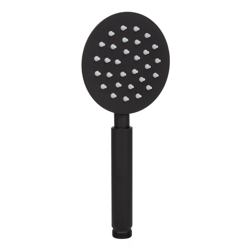 Лейка для душа Wezer WKY-16-Black из нержавеющей стали 1 режим Черный (1663537598)