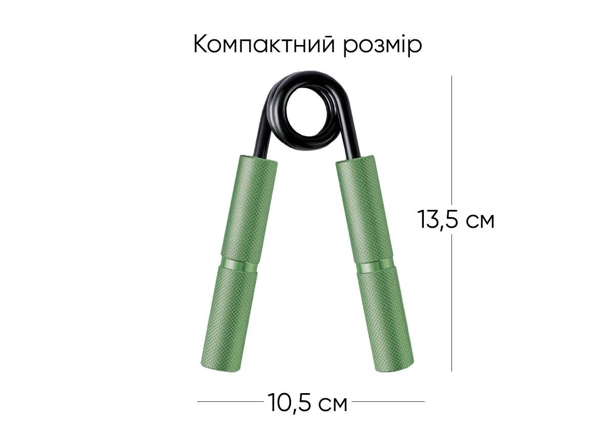 Эспандер кистевой EasyFit Hand Grip PRO 91 кг 200 lb Зеленый (EF-1902-200) - фото 2 Эспандер кистевой EasyFit Hand Grip PRO 91 кг 200 lb Зеленый (EF-1902-200) - фото 2