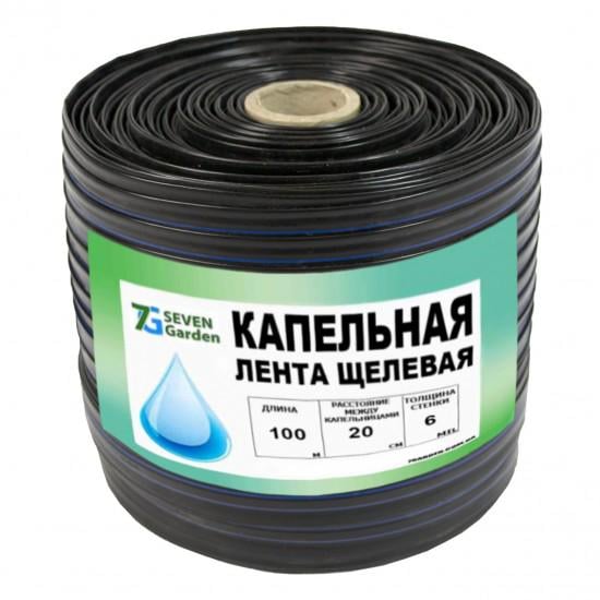 Капельная лента щелевая Green Line 6 mil 30 см 200 м 3 л/ч GL-6C-30-200 (DR014478)