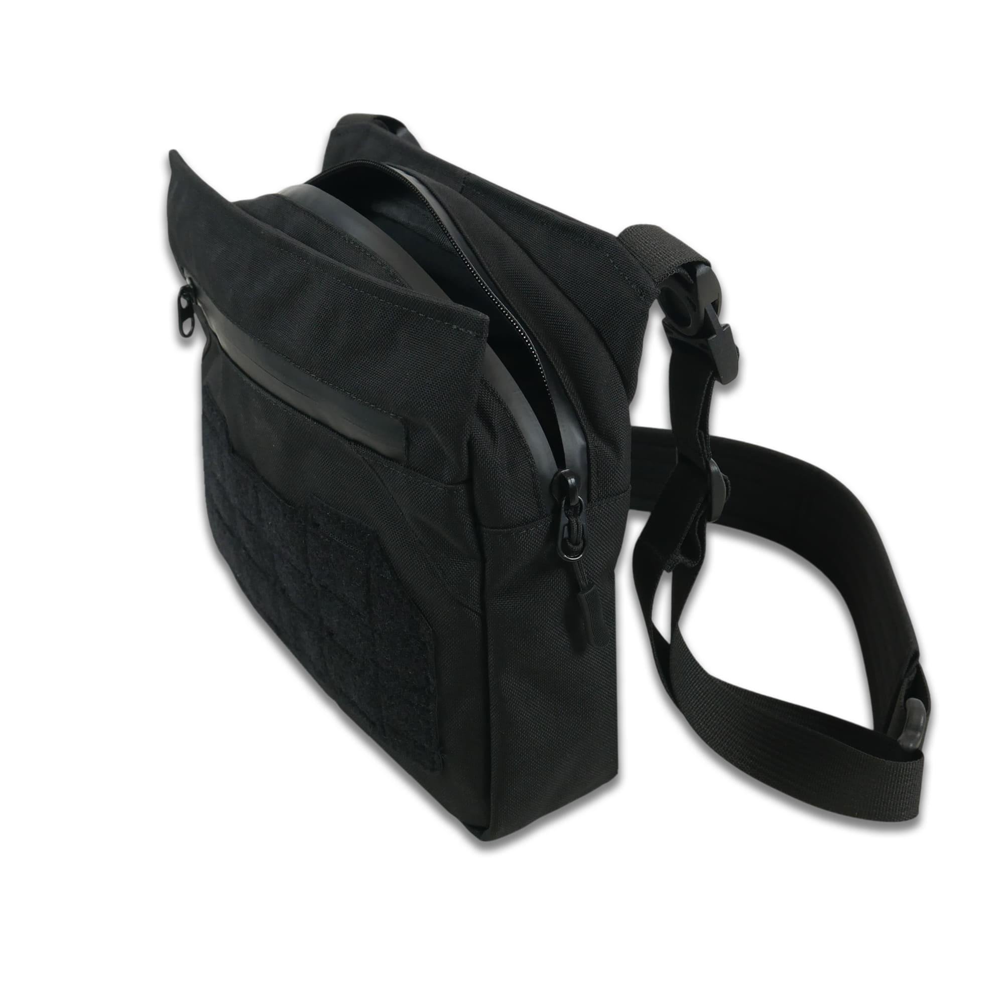 Сумка чоловіча через плече Чорний - фото 3