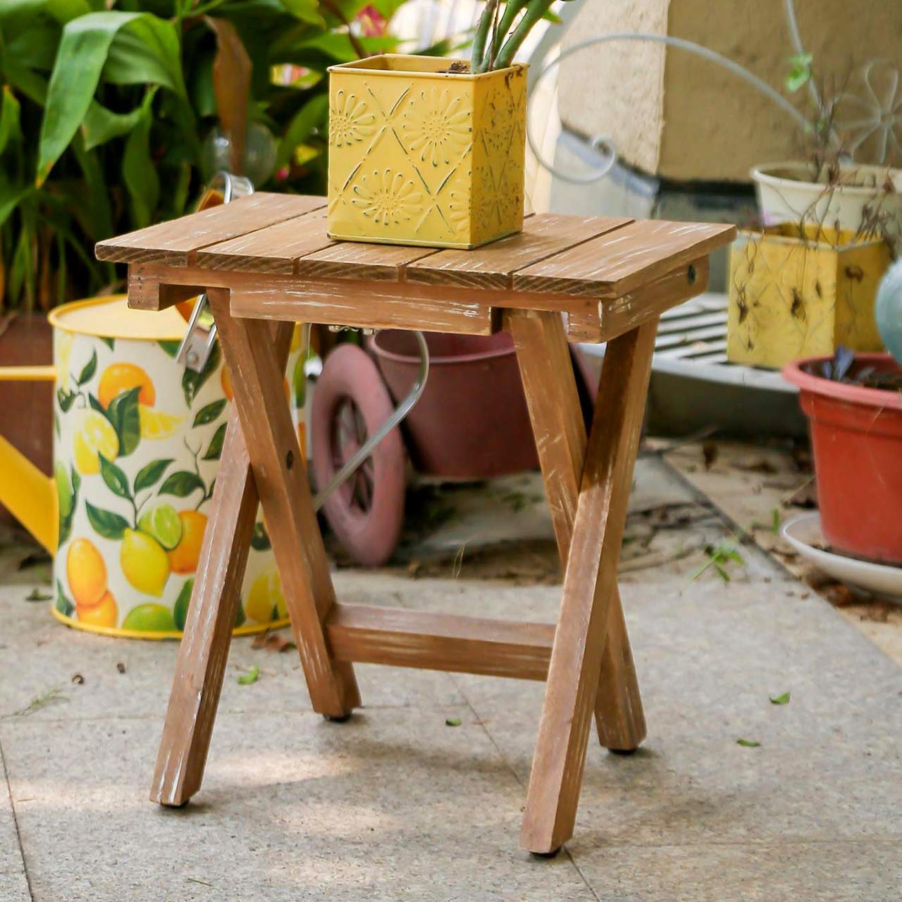 Столик розкладний з дерева Брісбен Капучіно (СУН-001509)