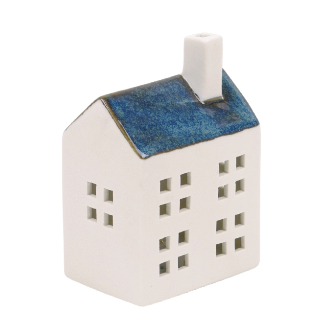 Домик керамический с подсветкой 13 см (MZC2510)