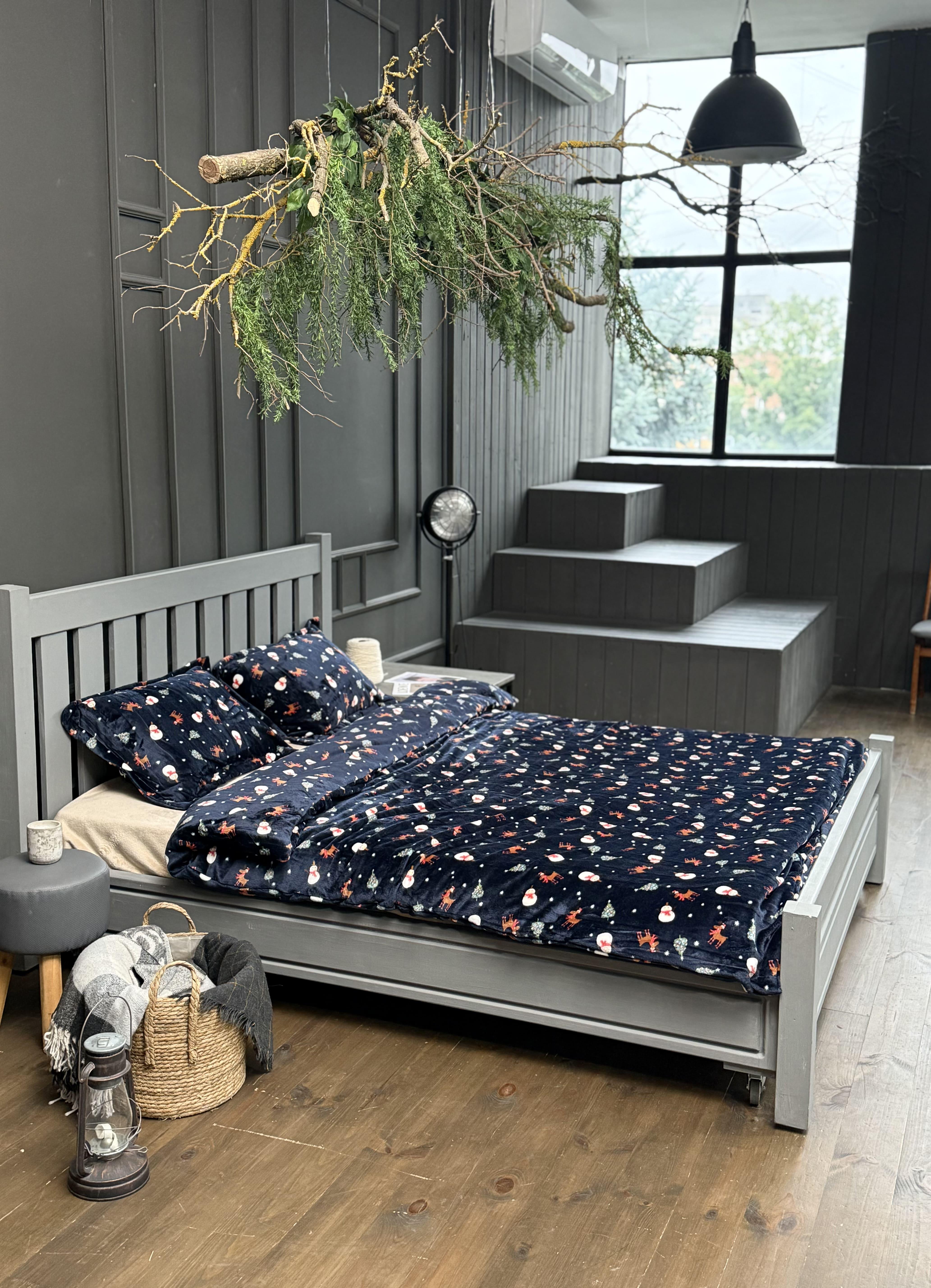 Комплект постельного белья Полярная ночь плюш евро/наволочки 50х70/70x70 см (9041) - фото 8 Комплект постельного белья Полярная ночь плюш евро/наволочки 50х70/70x70 см (9041) - фото 8