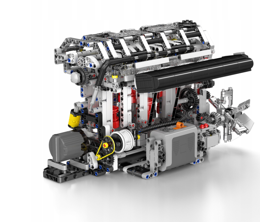 Конструктор детский Mould King TECHNIC Двигатель L4 четырехцилиндровый бензиновый 1787 дет. (22772730) - фото 4 Конструктор детский Mould King TECHNIC Двигатель L4 четырехцилиндровый бензиновый 1787 дет. (22772730) - фото 4