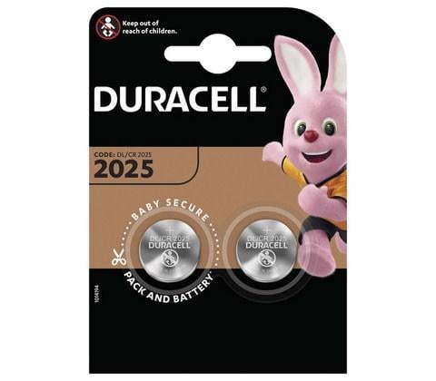 Батарейка літієва DURACELL CR2025 на блістері 2 шт. (3110593965)