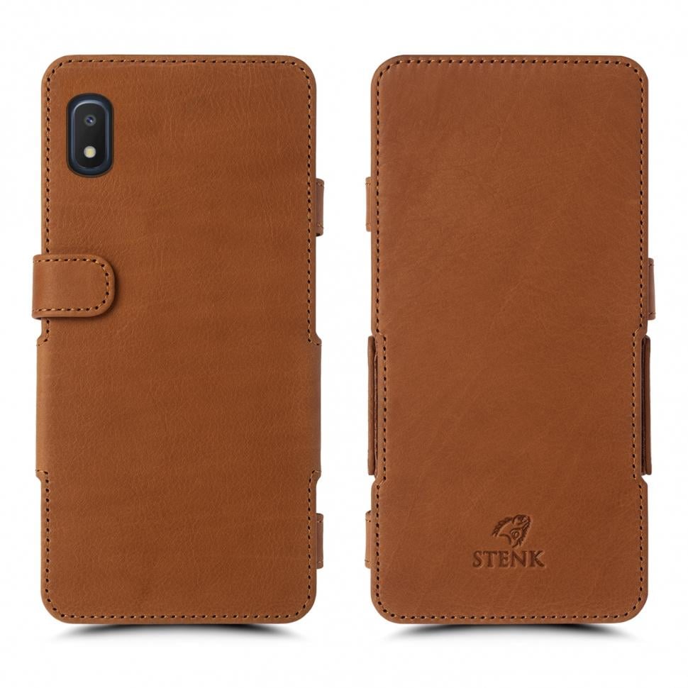 Чехол книжка Stenk Prime для Samsung Galaxy A10e Selfie Camel (66876)