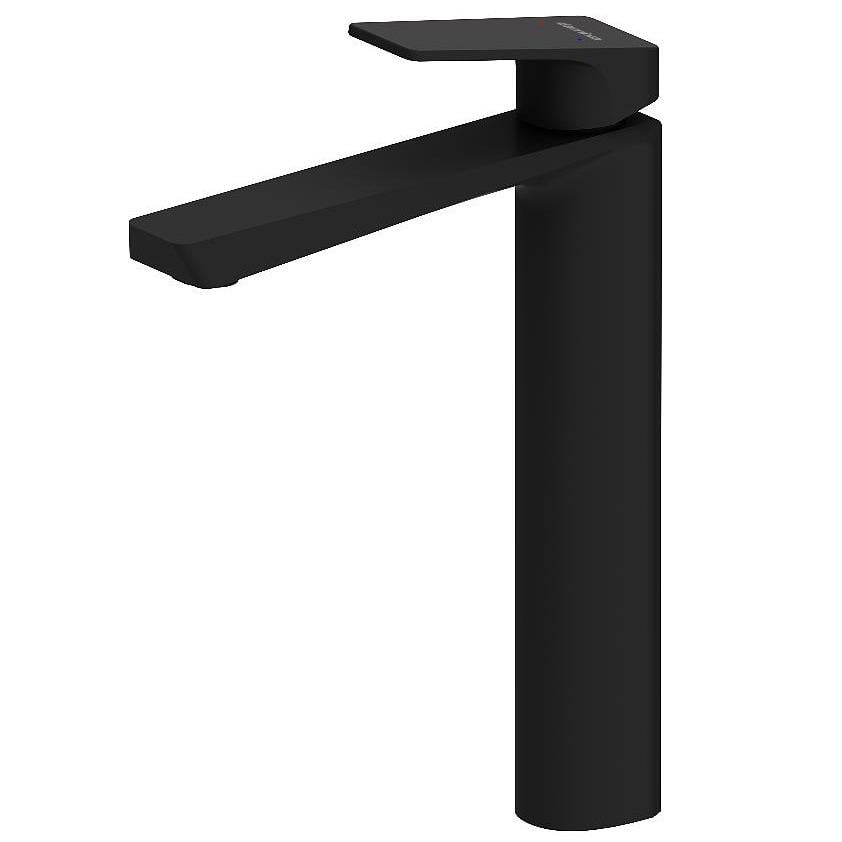 Смеситель для умывальника Damixa Merkur 400250300 высокий однорычажный Черный (225440)