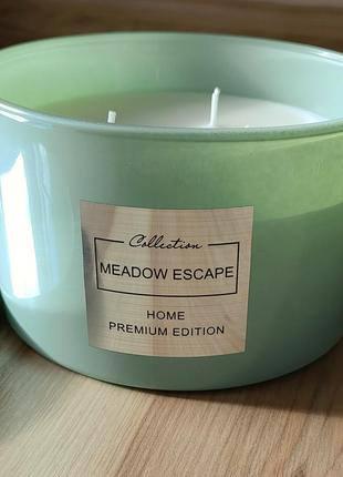 Аромасвеча Home Premium Edition Pepco Meadow Escape с крышкой (21RSVA) - фото 2