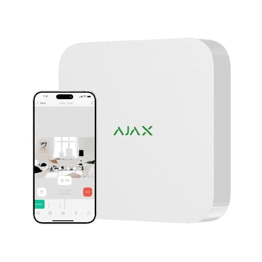 Видеорегистратор сетевой Ajax NVR 8" 8EU White (17563)
