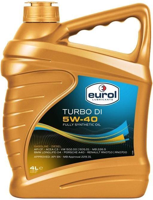 Моторна олива Eurol Turbo DI C3 SN/CF 5W-40 4 л (006844)