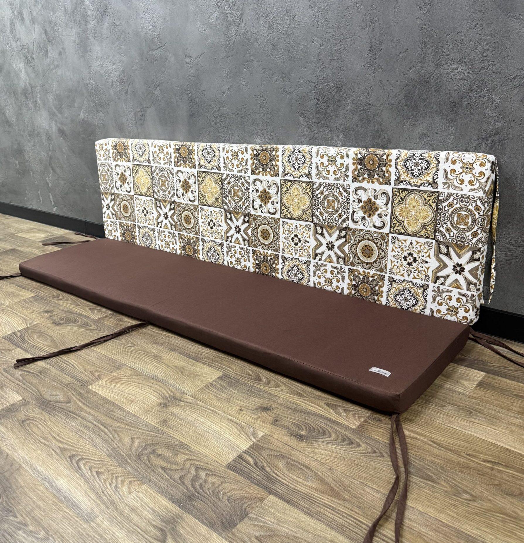 Матрас Comfort Home Abstraction mocha на поддоны/качели/каркасы/садовую мебель панама 140х60х40х5 см