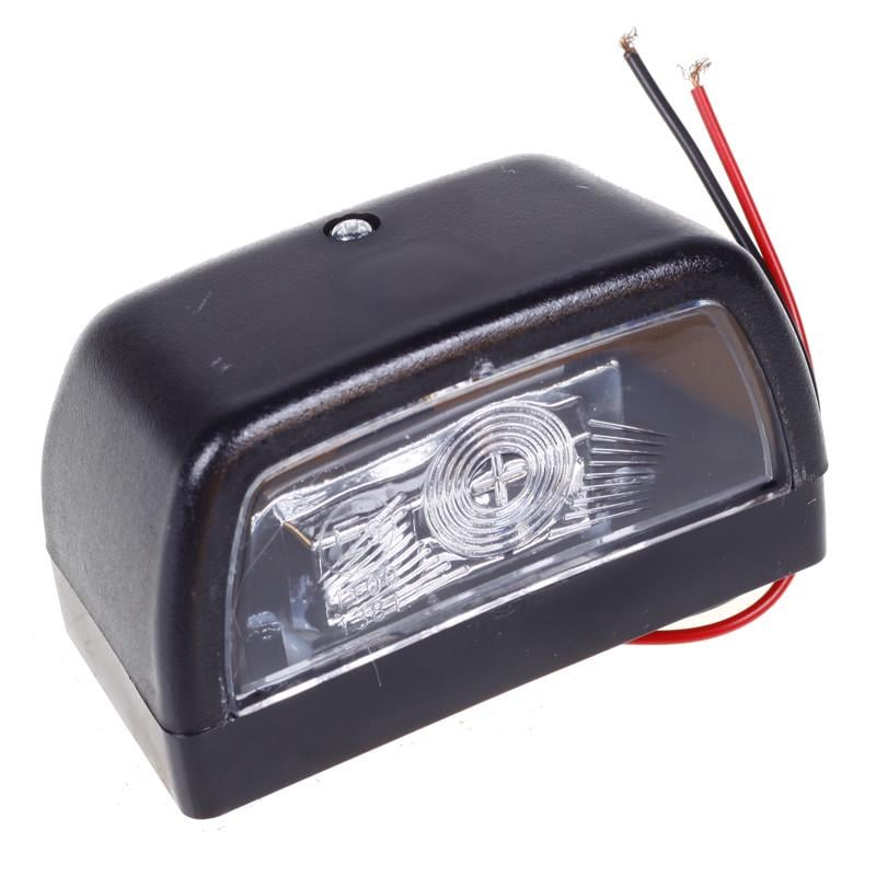 Ліхтар підсвічування номерного знаку Sila LED пластмасовий Чорний (ПН-2-01 LED)