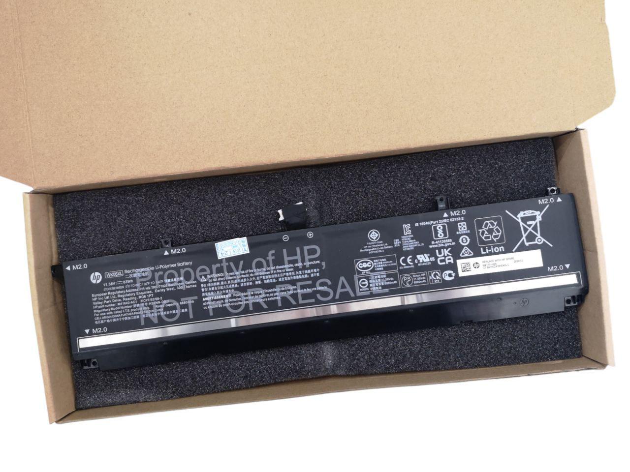 Аккумулятор для HP Omen 17-CK0024UR/HSTNN-OB2I/M41640-AC1/WK06XL 6880 mAh 83Wh (21667539)