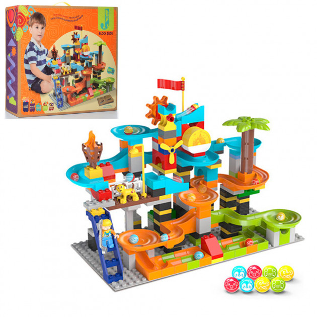 Конструктор Block Slide Парк аттракционов 200 шт.