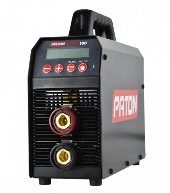 Сварочный инверторный аппарат PATON PRO-160 4,6 кВА 160 А ручная дуговая и кейс (22077) - фото 2 Сварочный инверторный аппарат PATON PRO-160 4,6 кВА 160 А ручная дуговая и кейс (22077) - фото 2