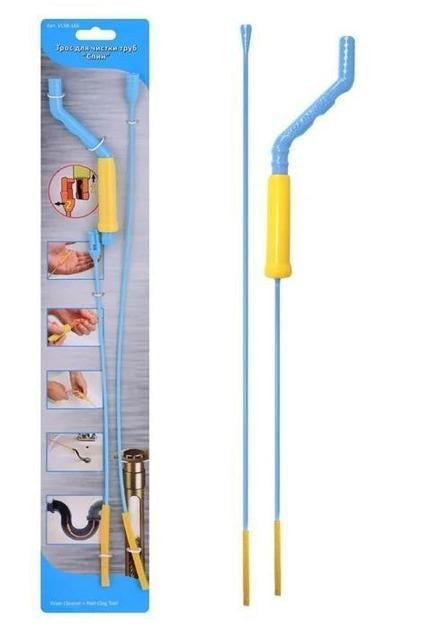 Трос для очистки сточных труб и канализации 63см R94523 - фото 2 Трос для очистки сточных труб и канализации 63см R94523 - фото 2