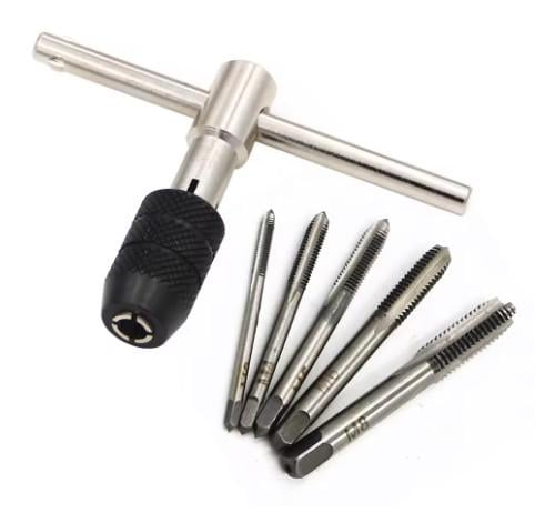 Набор метчиков М3-М8, 5шт. с Т-образной ручкой - фото 2 Набор метчиков М3-М8, 5шт. с Т-образной ручкой - фото 2