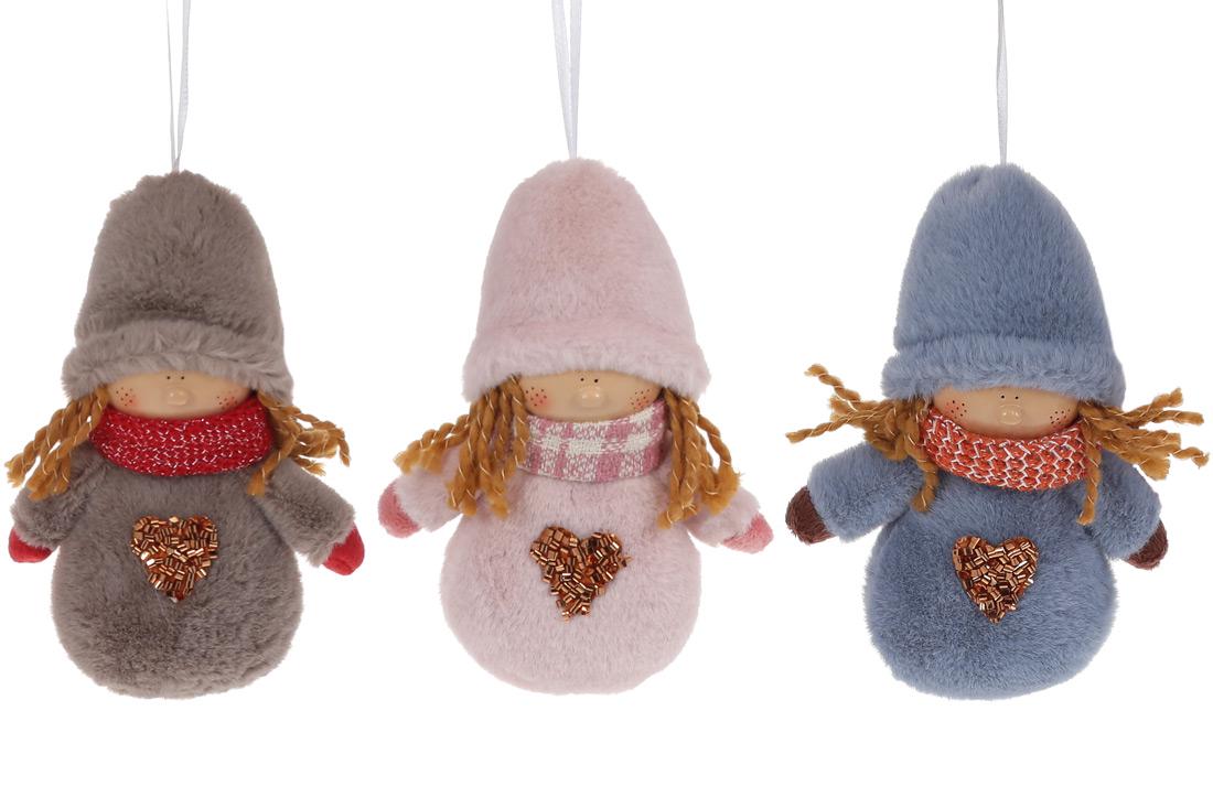 Новогодний подвеска BonaDi Дети 3 шт. (822-340)