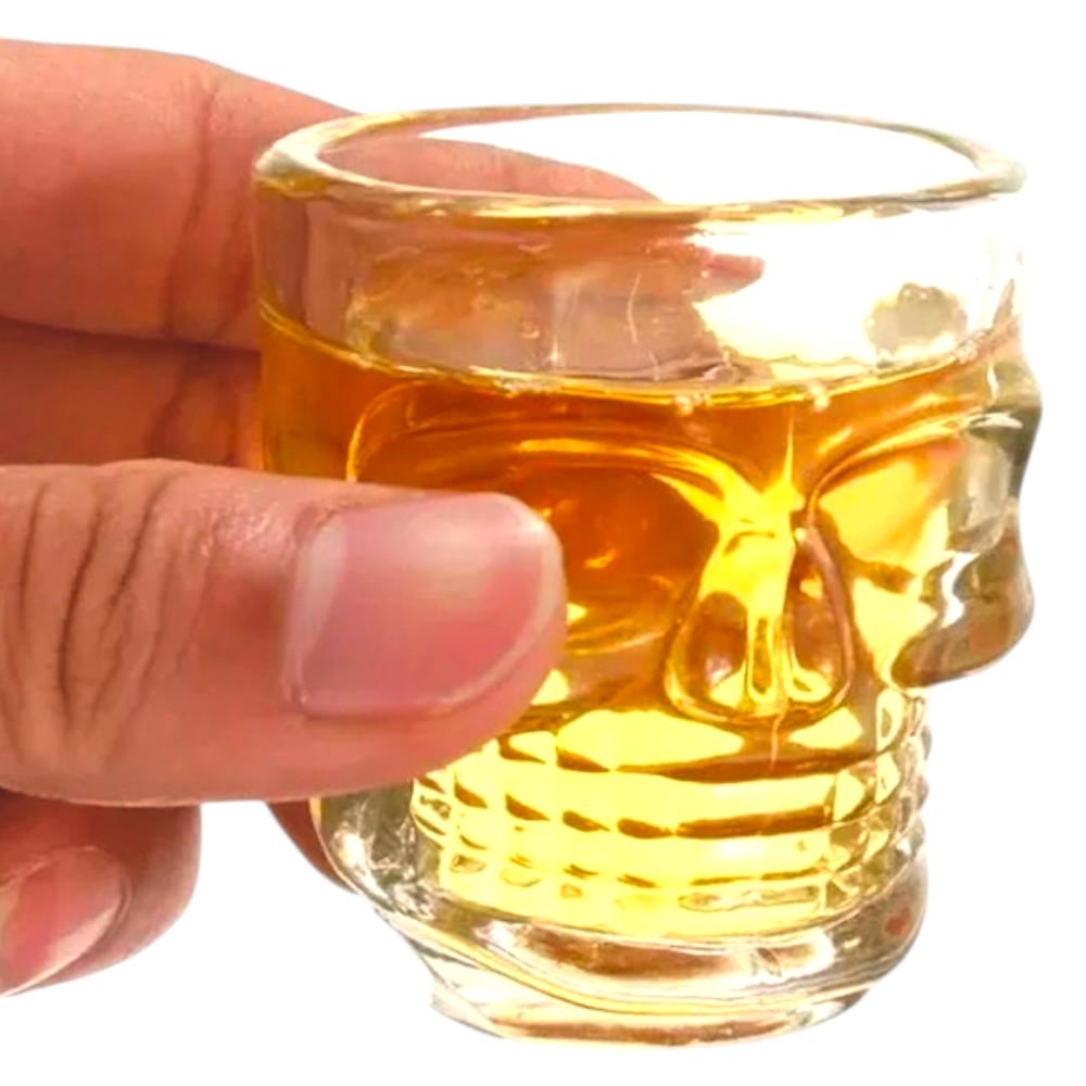 Набор стаканов с рюмками High Quality Череп 12 предметов White - фото 3 Набор стаканов с рюмками High Quality Череп 12 предметов White - фото 3