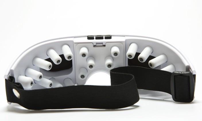 Массажер для глаз SUNROZ Eye Massager массажные очки Белый (SUN2322) - фото 2