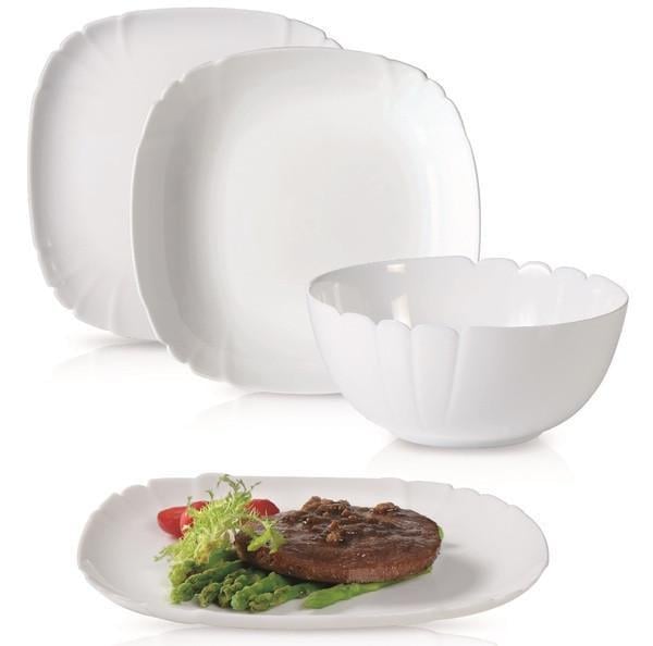 Столовий сервіз Luminarc Lotusia склокераміка 19 пр. (1097V/0540P)