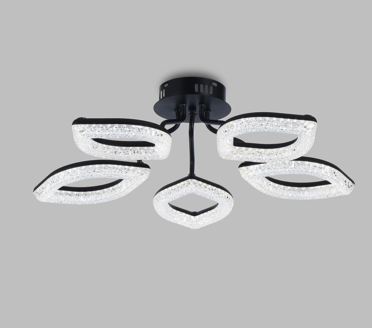 Люстра LED Свет SC-6624/5C BK 80W