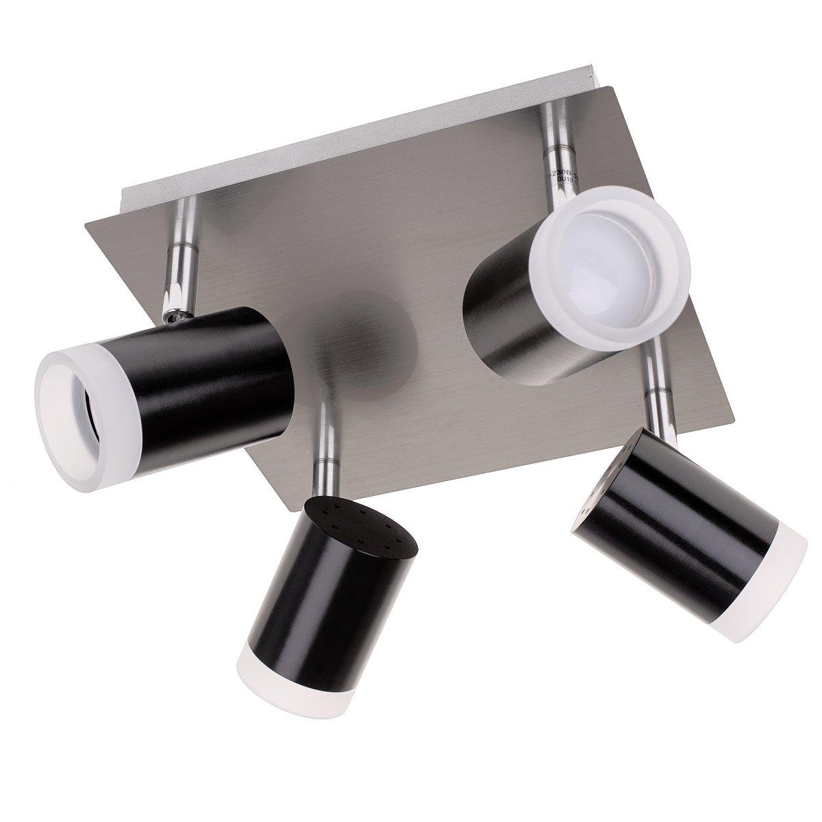 Светильник спот Brille LED HTL-206/4 GU10 for SN+BK (26-785)