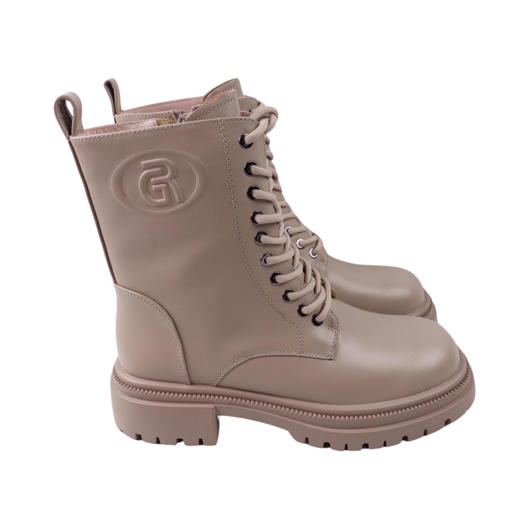 Ботинки женские Arees натуральная кожа р. 40 Бежевый (192-23DHC)